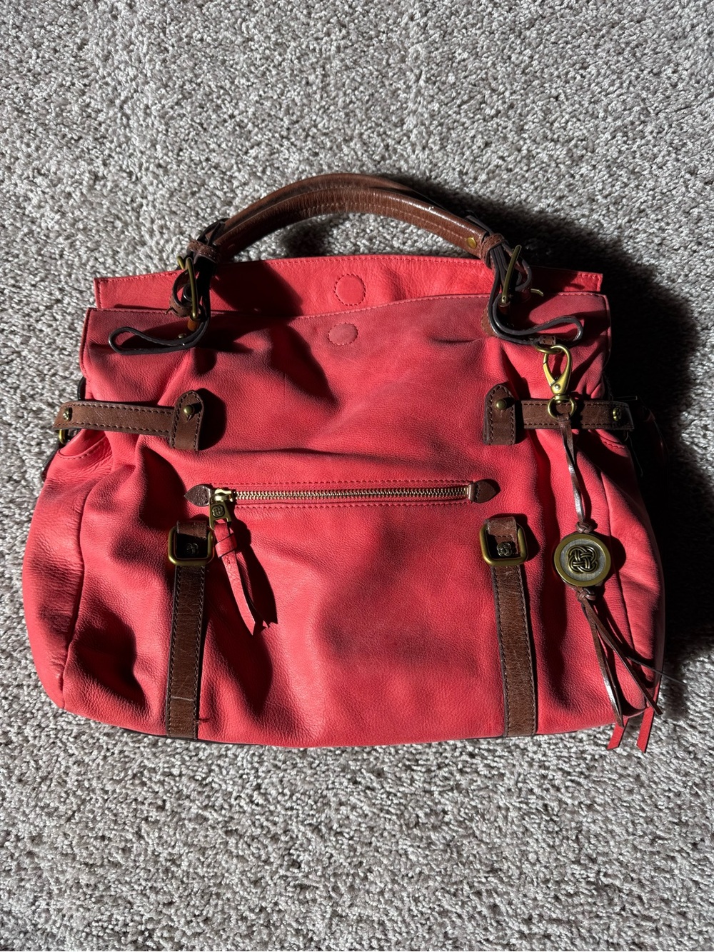 Eliott Lucca Coral Leather Purse